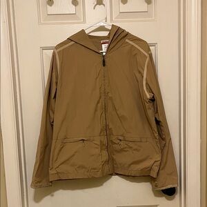 Danskin Beige Mesh-Lined Jacket